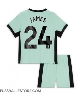 Günstige Chelsea Reece James #24 3rd trikot Kinder 2023-24 Kurzarm (+ Kurze Hosen)